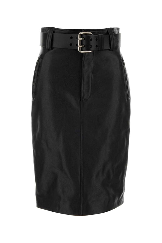 Saint Laurent Jupe mi longue taill