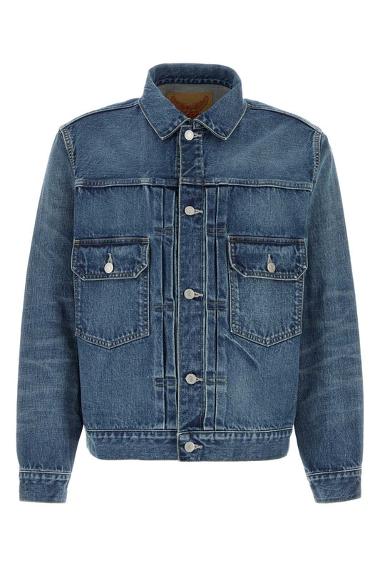 Y's Ma/ denim jacket h.wash