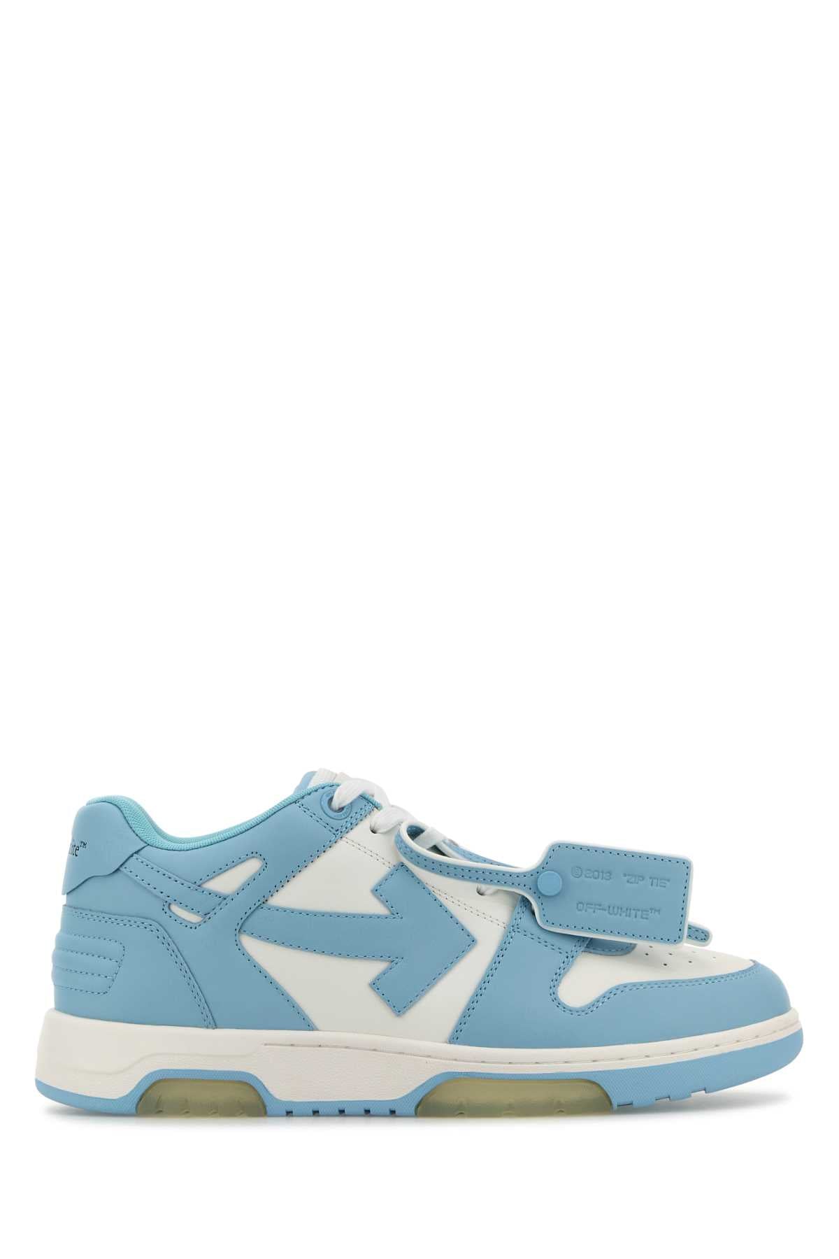 Off White Out of office calf leather white light b