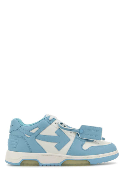 Off White Out of office calf leather white light b