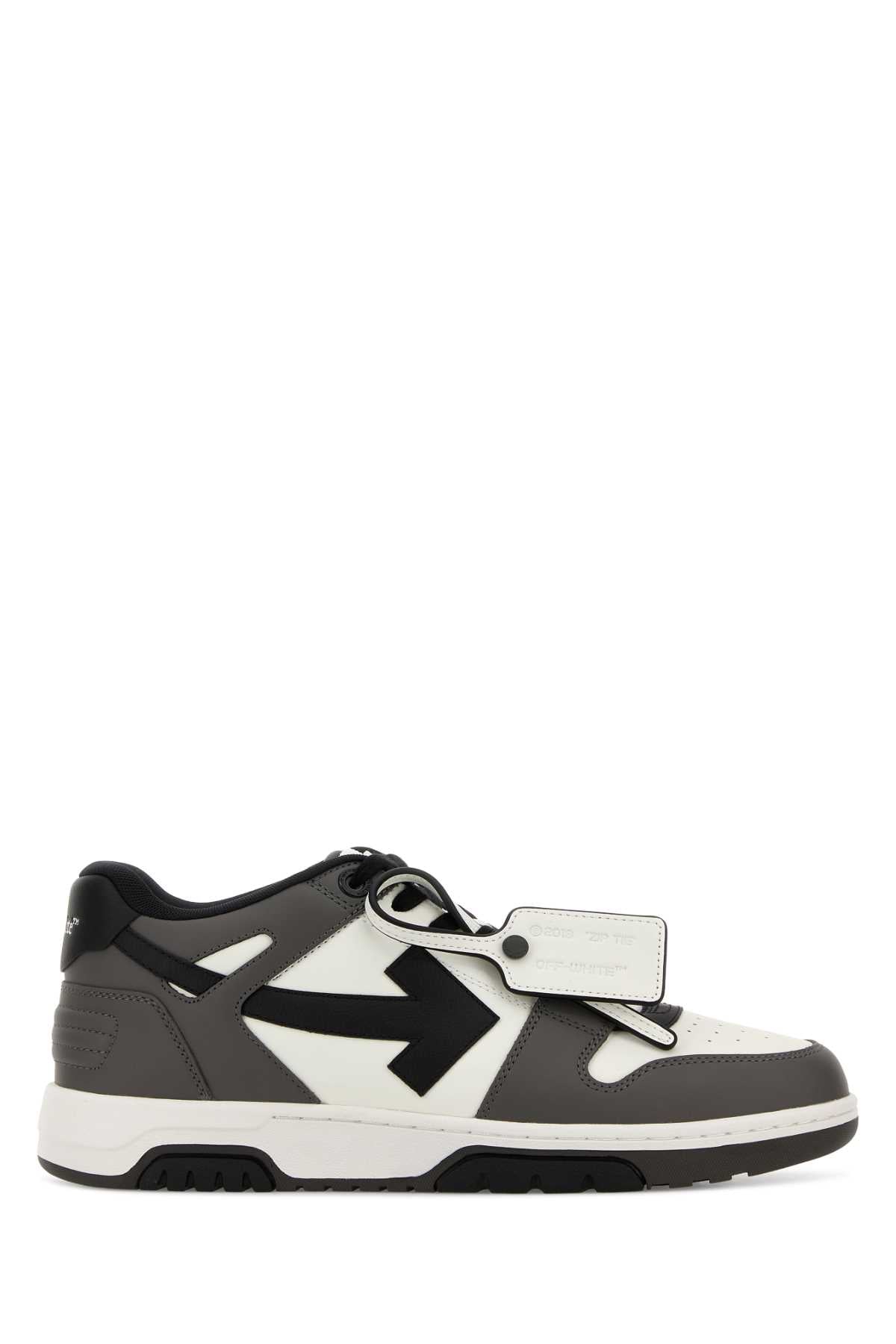 OUT OF OFFICE CALF LEATHER DARK GREY - B SNEAKERS