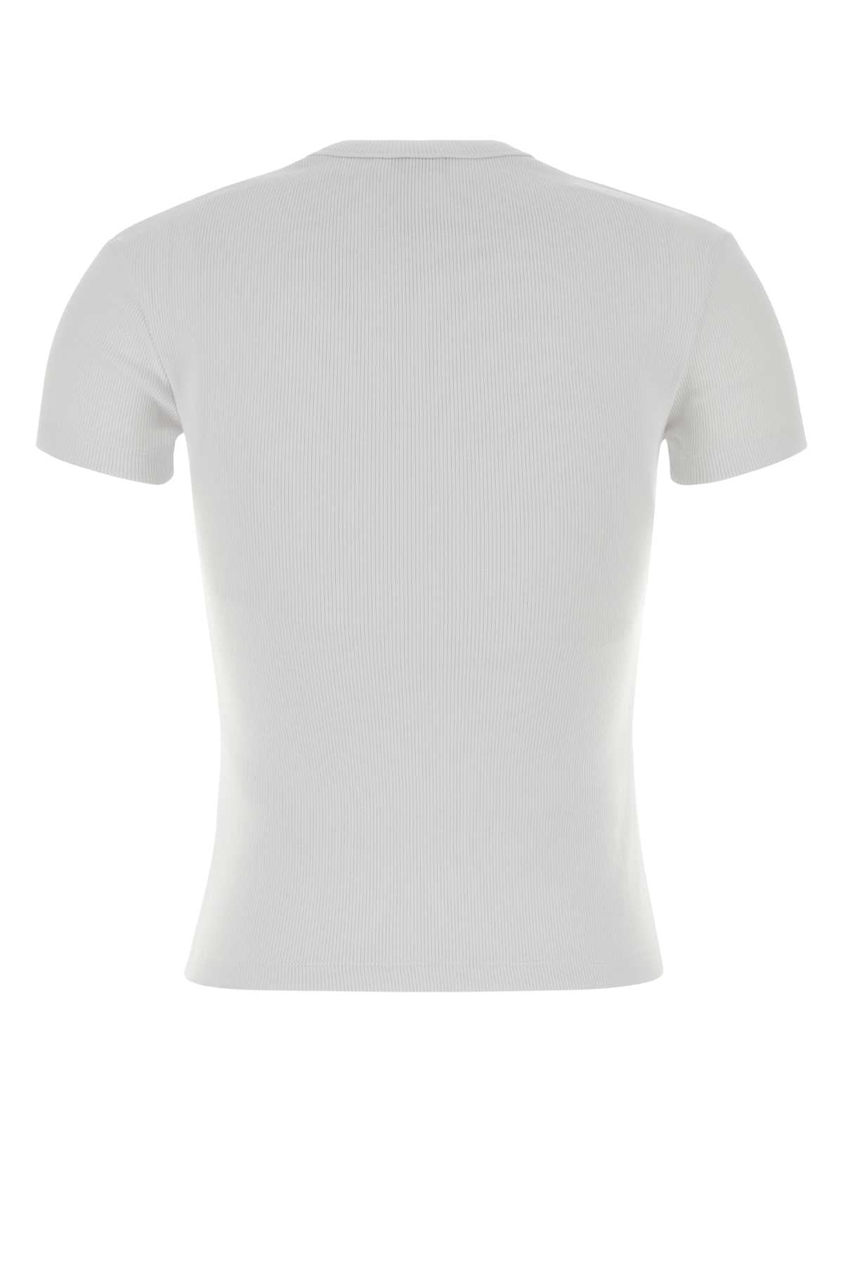 Off White Off stamp rib basic tee white black