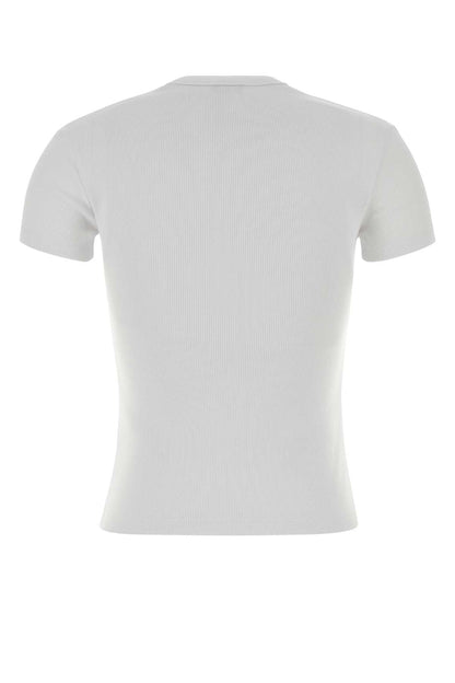 Off White Off stamp rib basic tee white black