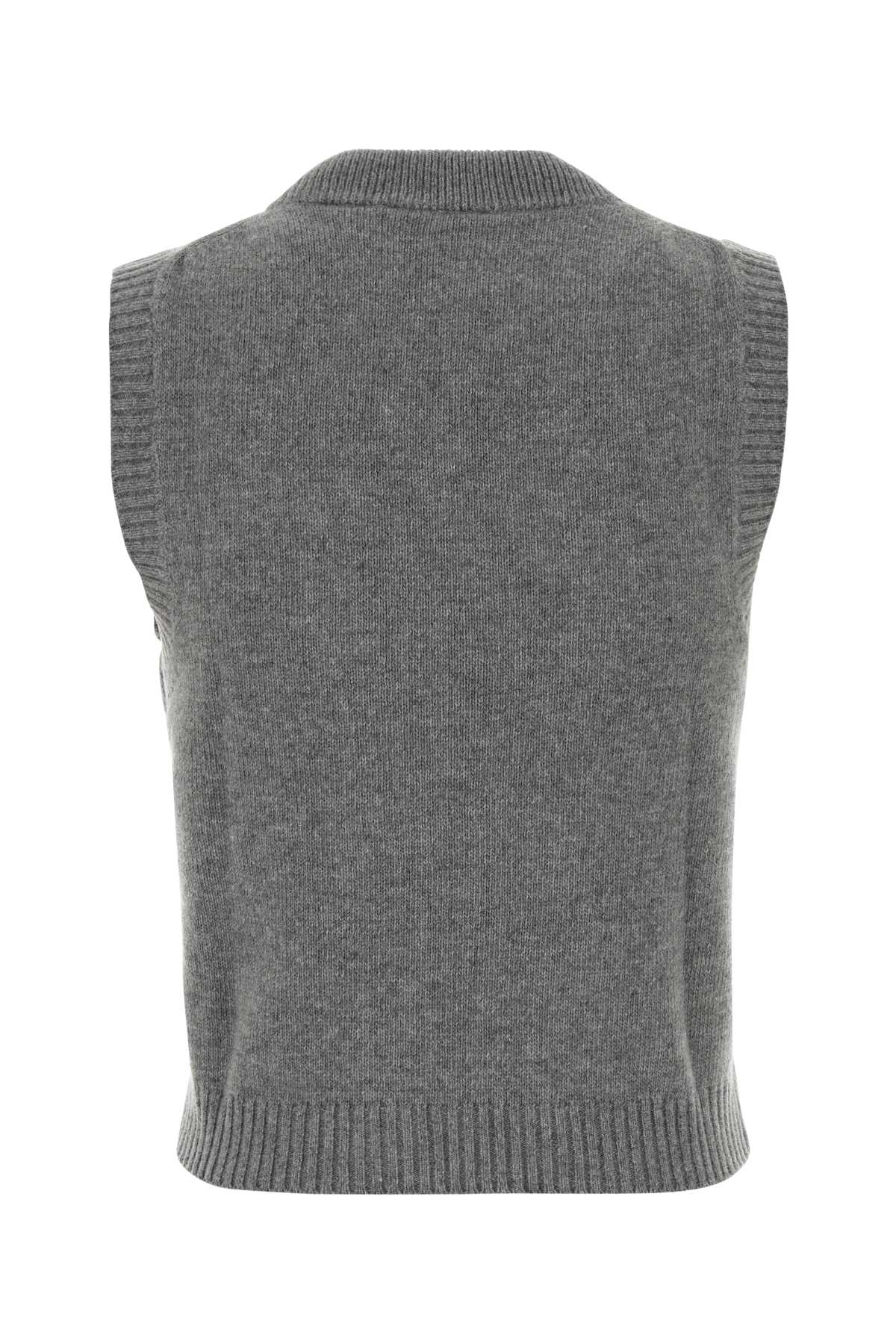 Ganni Graphic wool vest
