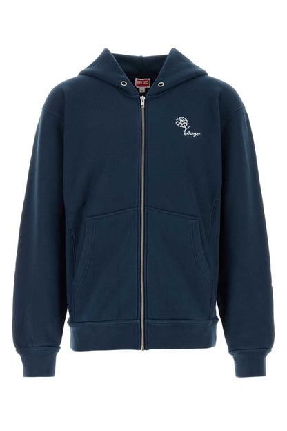 Kenzo Kenzo tulip classic zip up hoodie