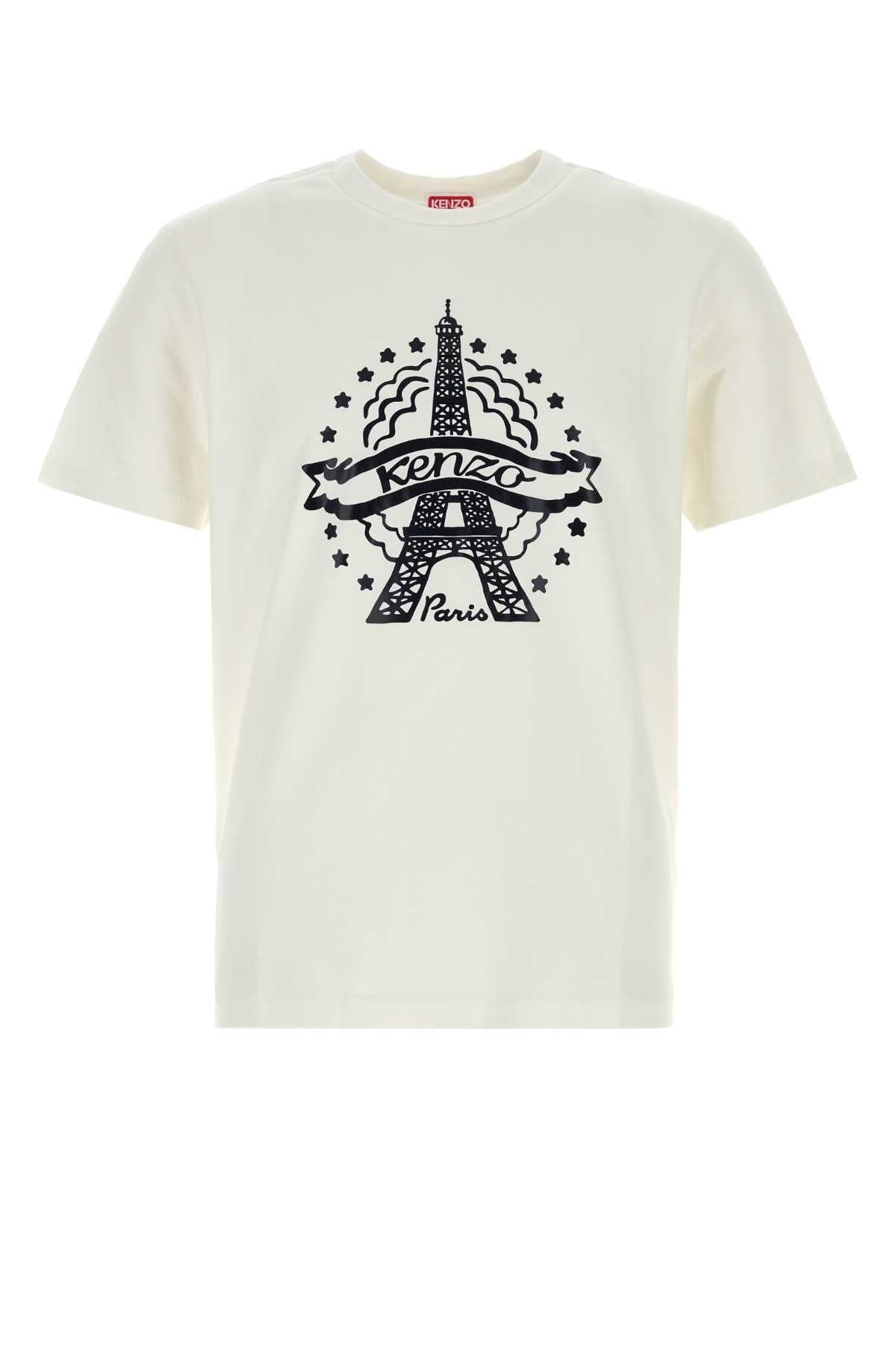 KENZO EIFFEL TOWER DESIGN SLIM T-SHIRT T-SHIRTS