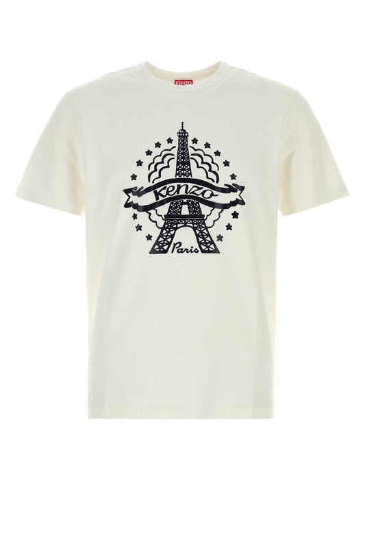 KENZO EIFFEL TOWER DESIGN SLIM T-SHIRT T-SHIRTS