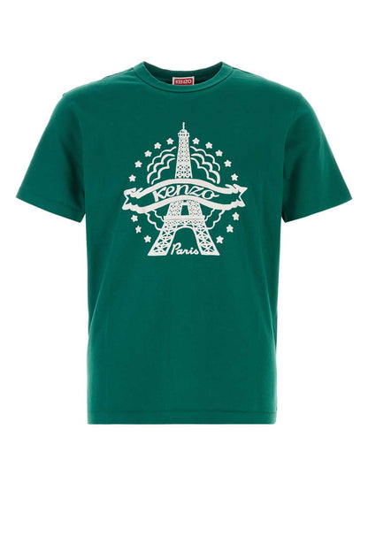 KENZO EIFFEL TOWER DESIGN SLIM T-SHIRT T-SHIRTS