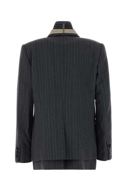 HERRINGBONE SUITING JACKET BLAZERS AND VESTS