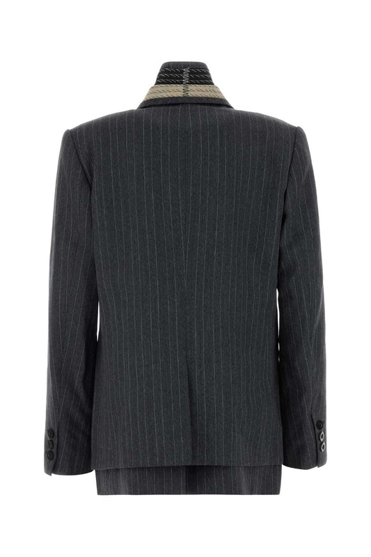 HERRINGBONE SUITING JACKET BLAZERS AND VESTS
