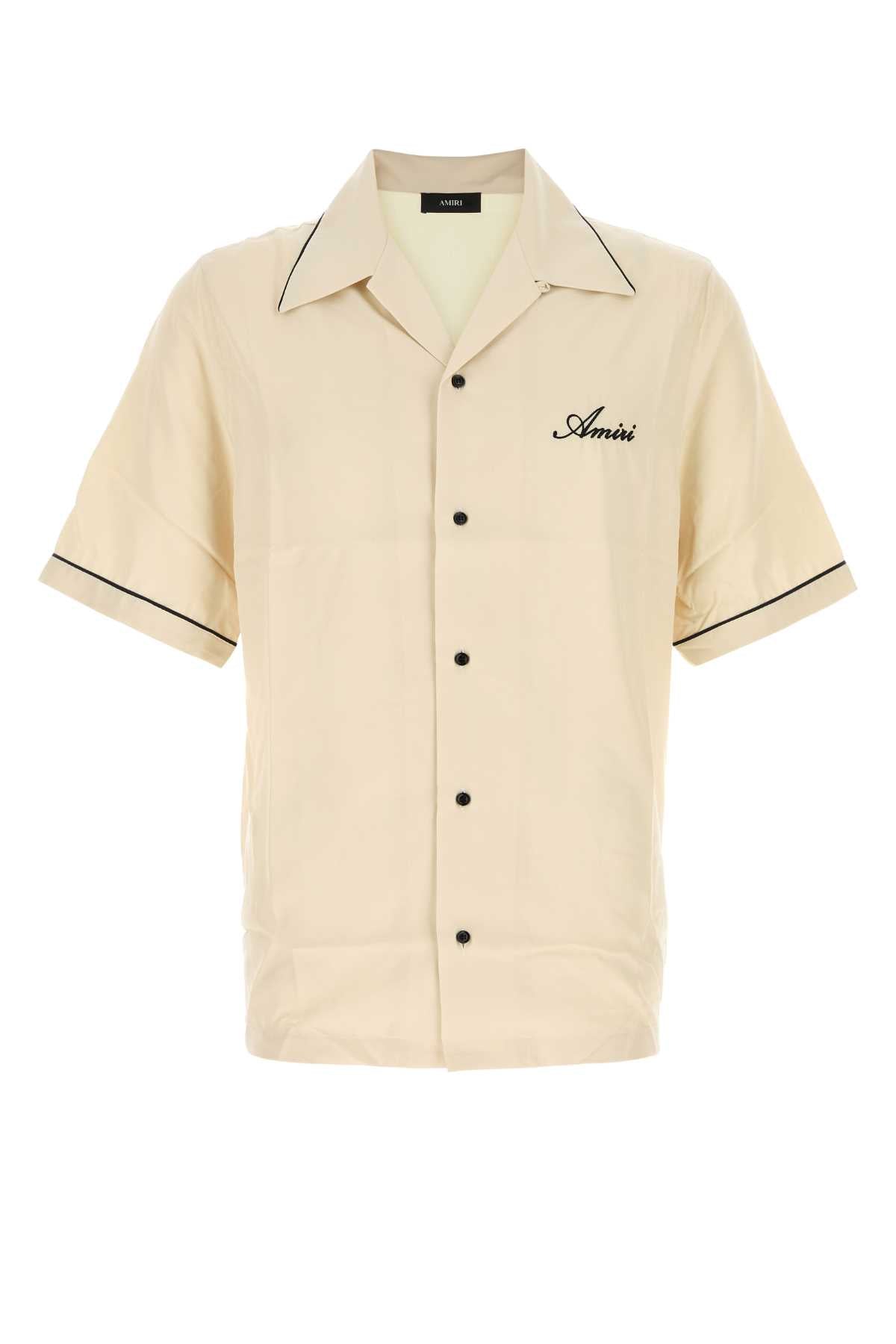 WOLF EMBROIDERED CAMP SHIRT SHIRTS
