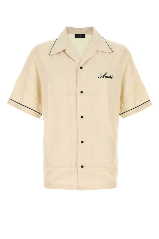 WOLF EMBROIDERED CAMP SHIRT SHIRTS