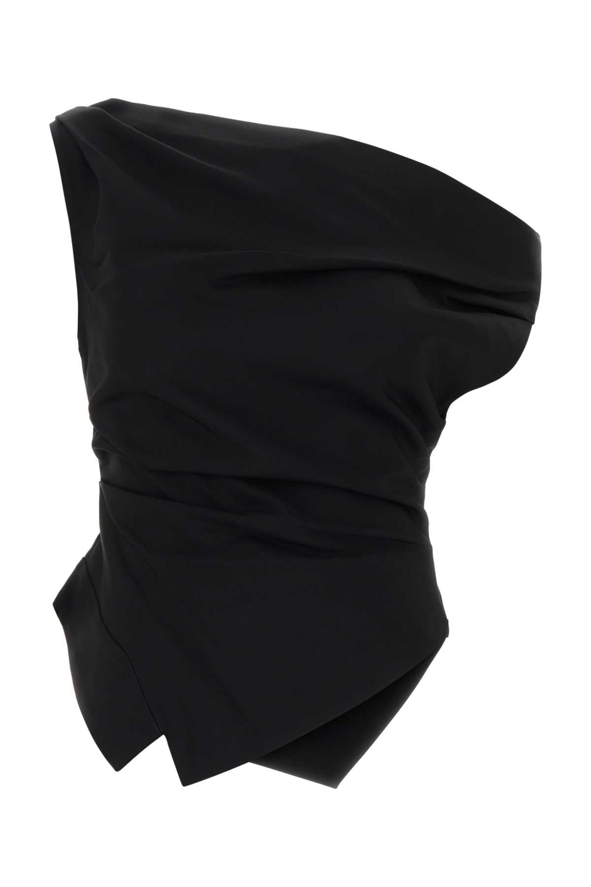 OFF SHOULDER LAPEL TOP TOPS