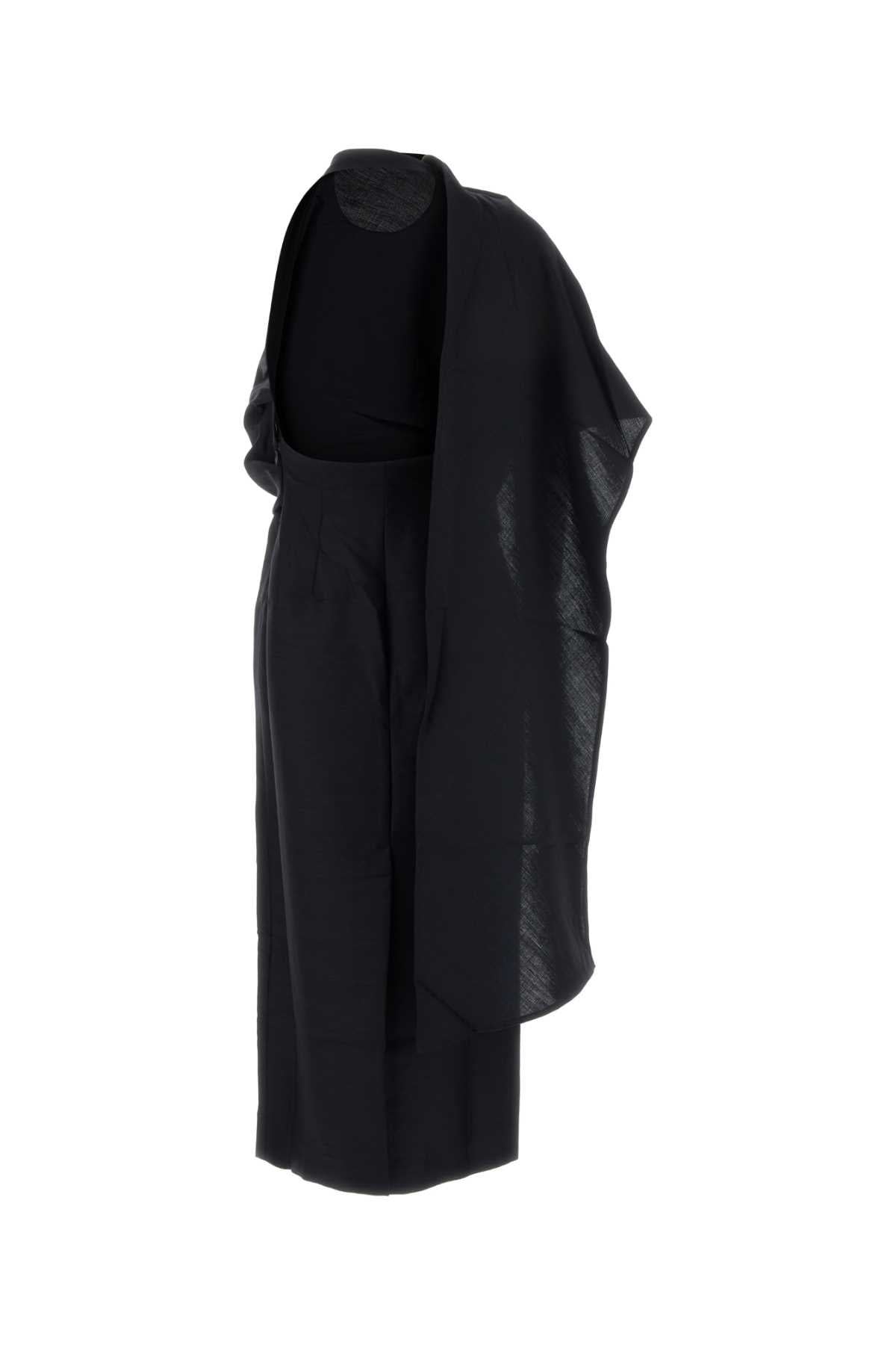 DRAPED OPEN BACK DRESS DRESSES