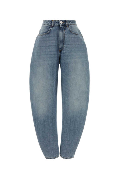 FRANSJE - SCULPTURAL DENIM TROUSERS JEANS