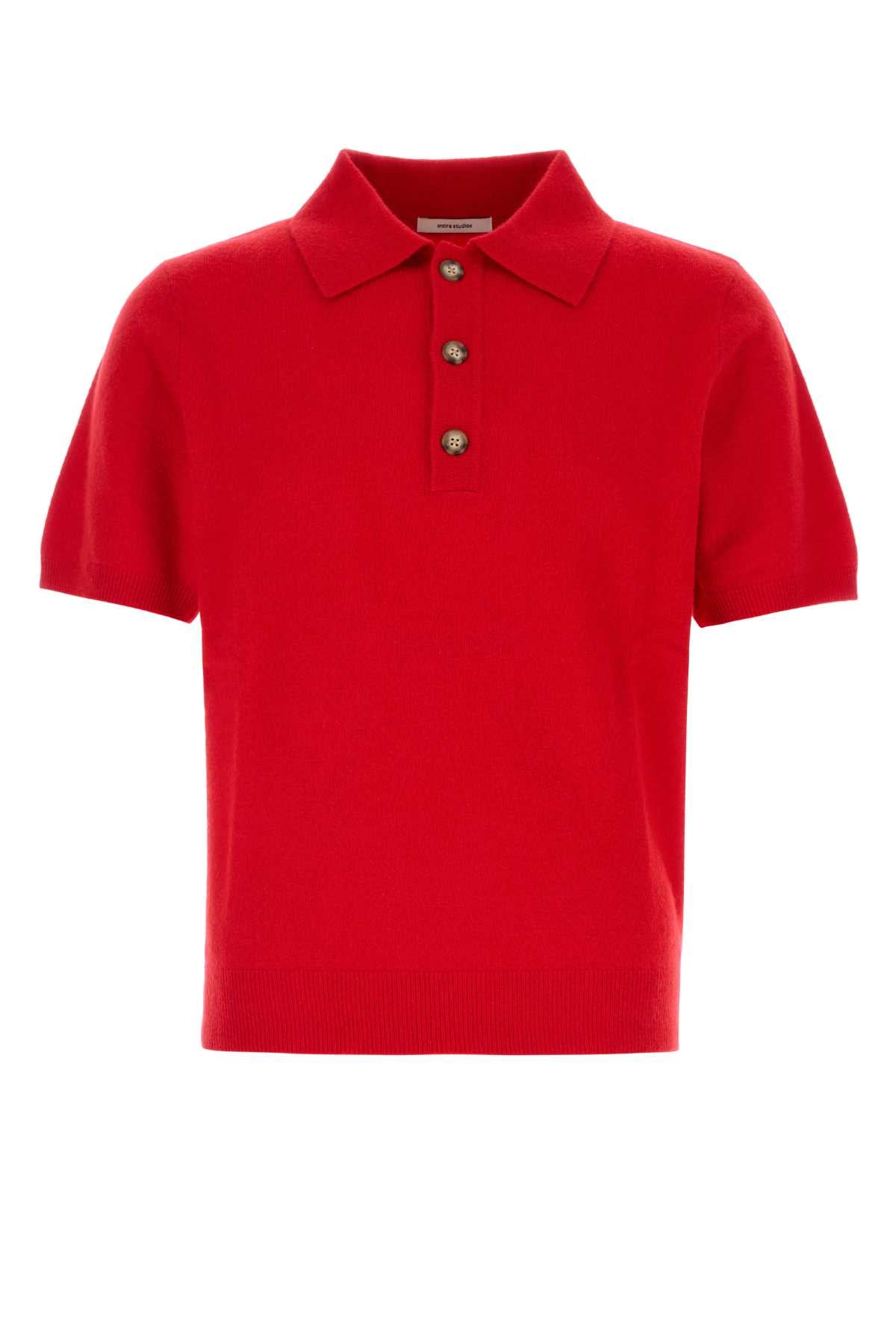 SHORT SLEEVE KNIT POLO TOPS