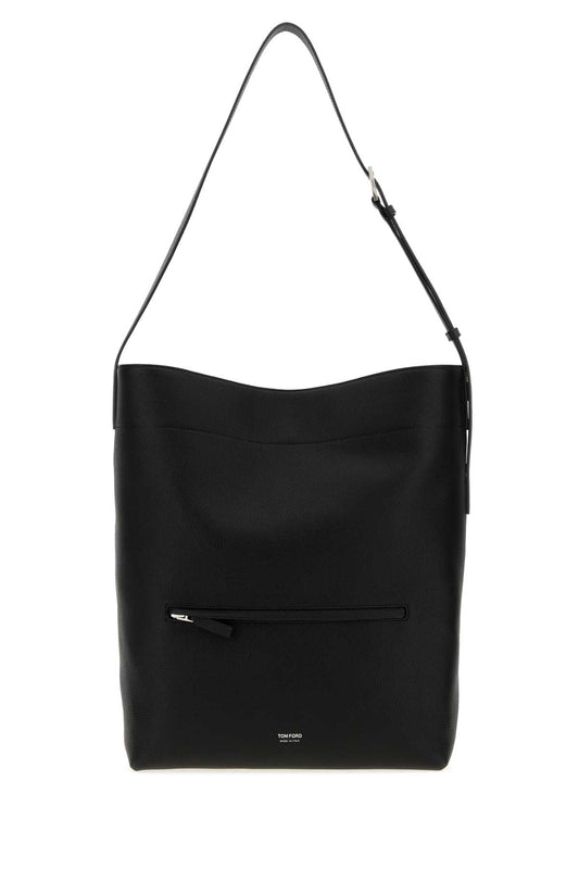 Tom Ford Grain leather bucket bag