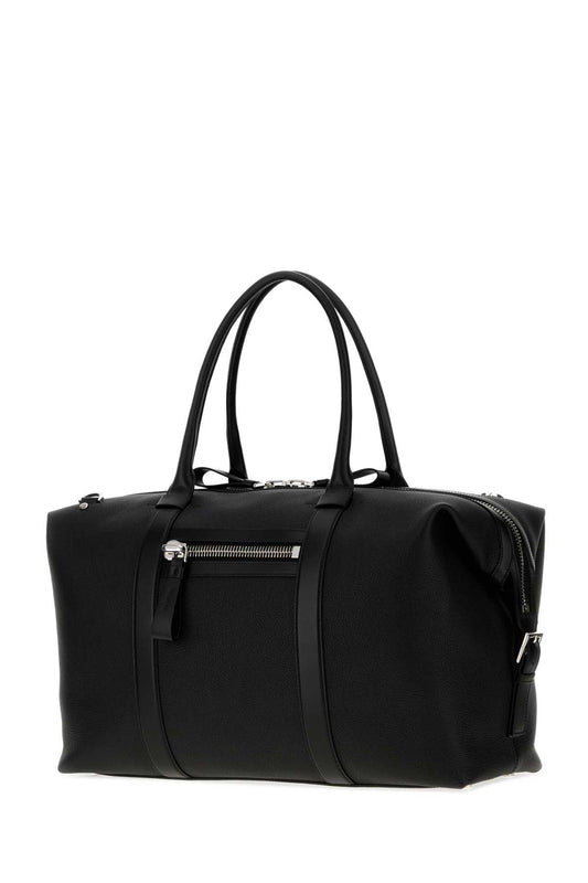 SOFT GRAIN LEATHER BUCKLEY HOLDALL TRAVEL BAGS