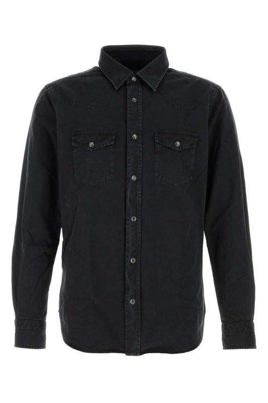 PEACH TWILL SLIM FIT WESTERN SHIRT SHIRTS