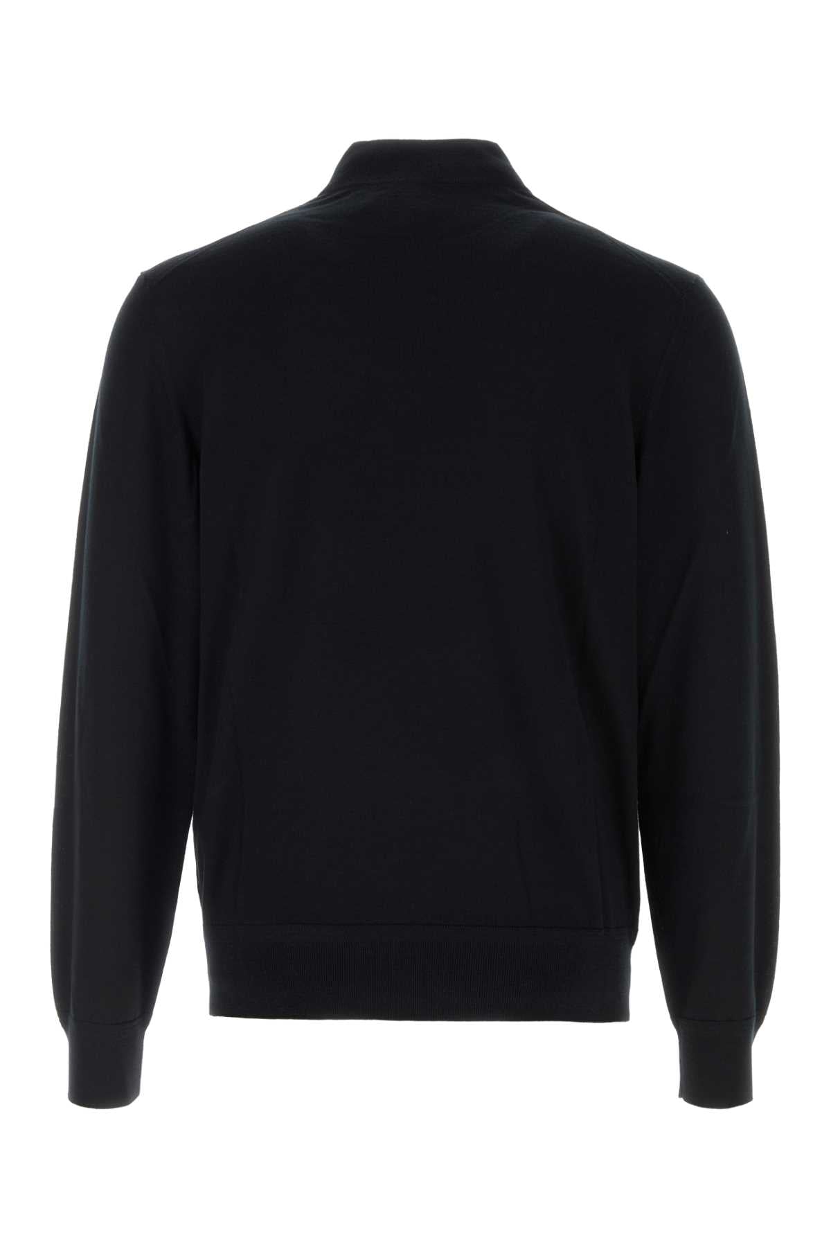 FINE GAUGE PURE WOOL MOCK NECK KNITWEARS