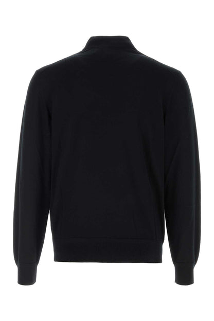 FINE GAUGE PURE WOOL MOCK NECK KNITWEARS
