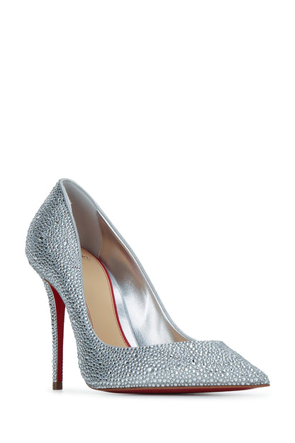LA PIGALLE STRASS 100 SUEDE METAL/LINING PUMPS