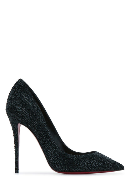 LA PIGALLE STRASS 100 SUEDE/LINING PUMPS