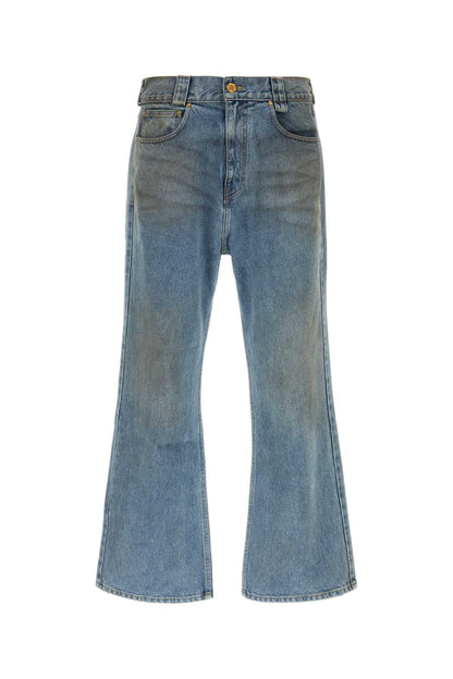 FLARED DENIM JEAN JEANS