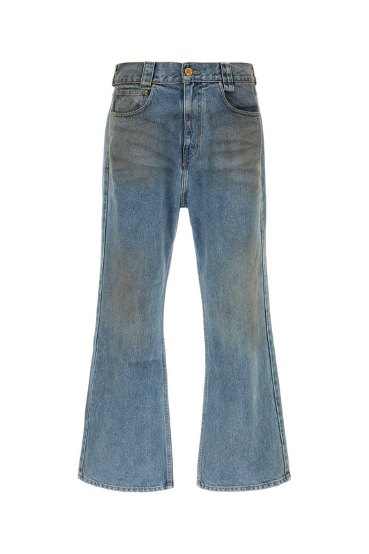 FLARED DENIM JEAN JEANS