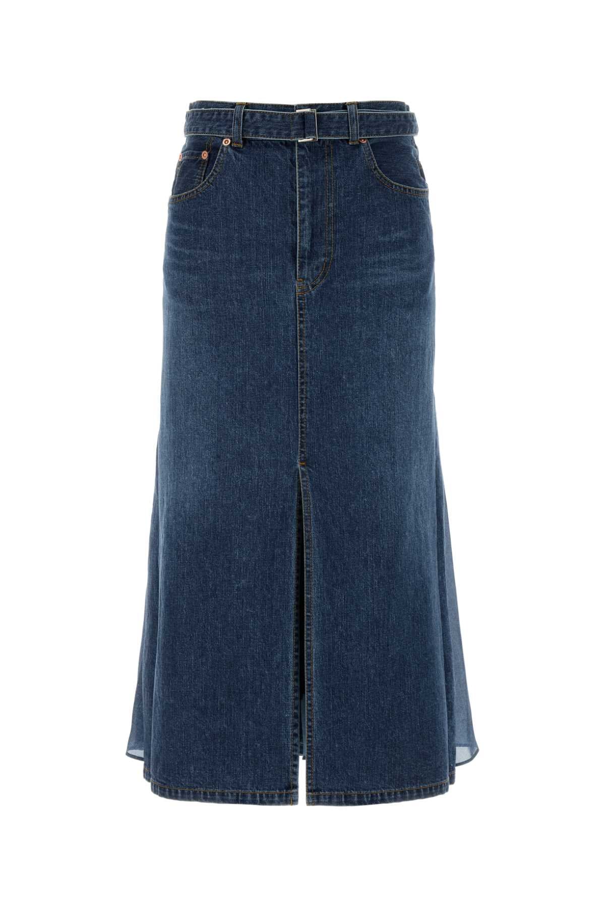 Sacai Denim skirt