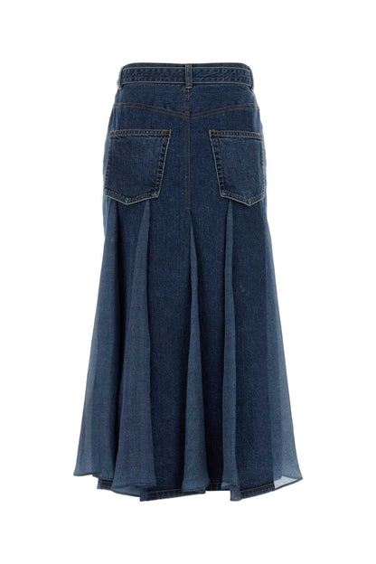 Sacai Denim skirt