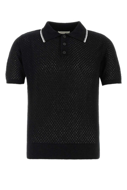 Ernest W.baker Open knit polo