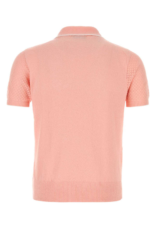 Ernest W.baker Open knit polo