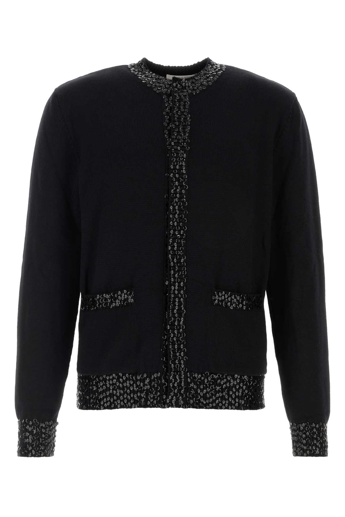 Ernest W.baker Sequin trim cardigan