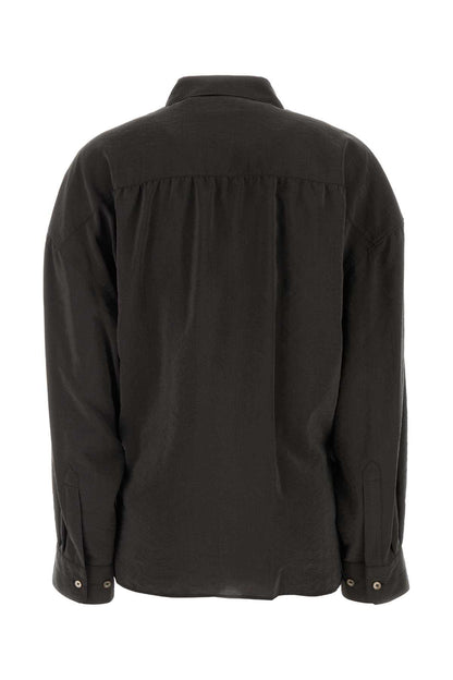 STRAIGHT COLLAR TWISTED SHIRT SHIRTS