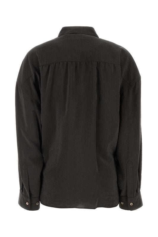 STRAIGHT COLLAR TWISTED SHIRT SHIRTS