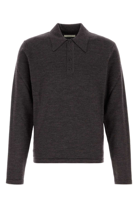 LS KNITTED POLO TOP POLO