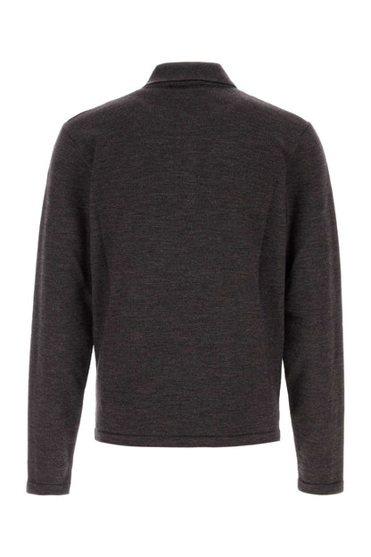 LS KNITTED POLO TOP POLO