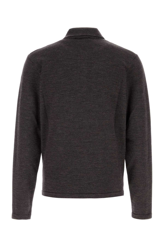 LS KNITTED POLO TOP POLO
