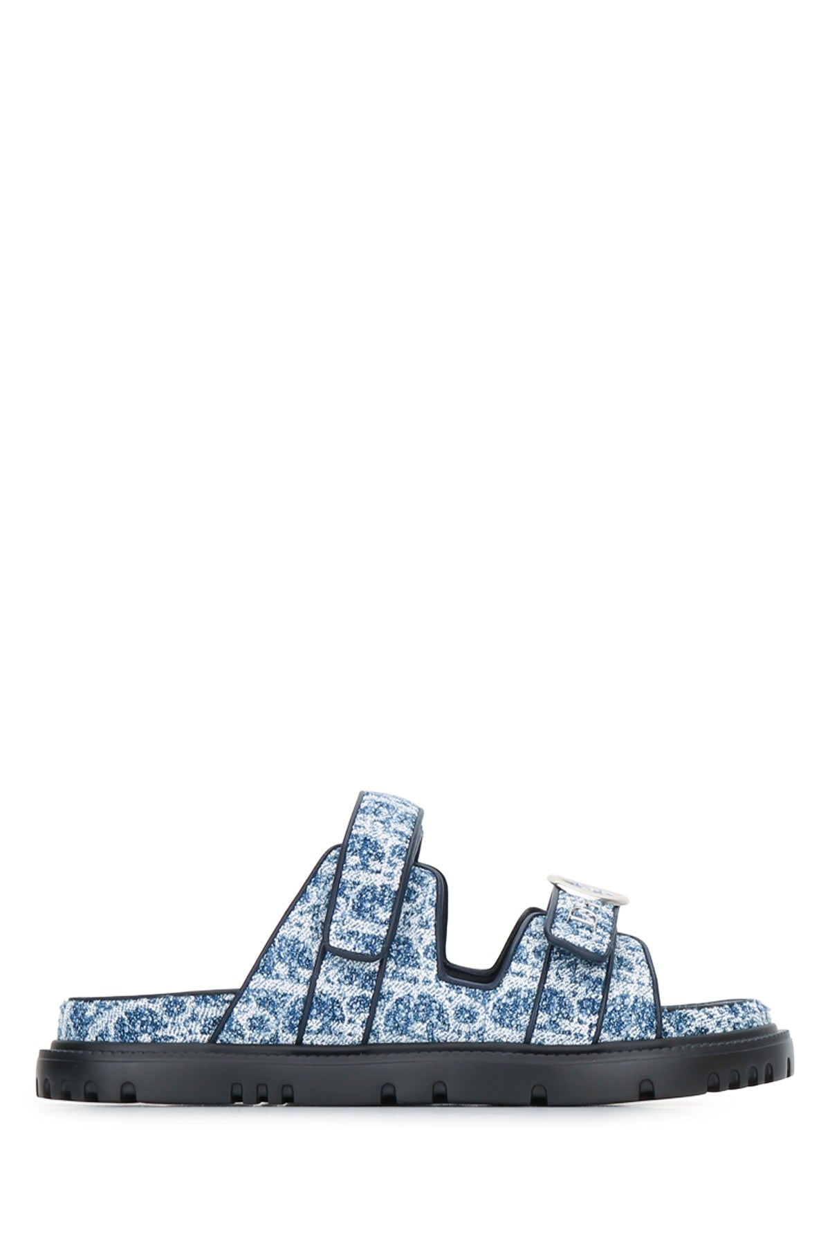 CIABATTA DUE FASCE OBLIQUE SANDALS