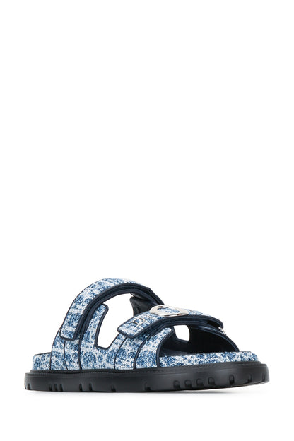 CIABATTA DUE FASCE OBLIQUE SANDALS