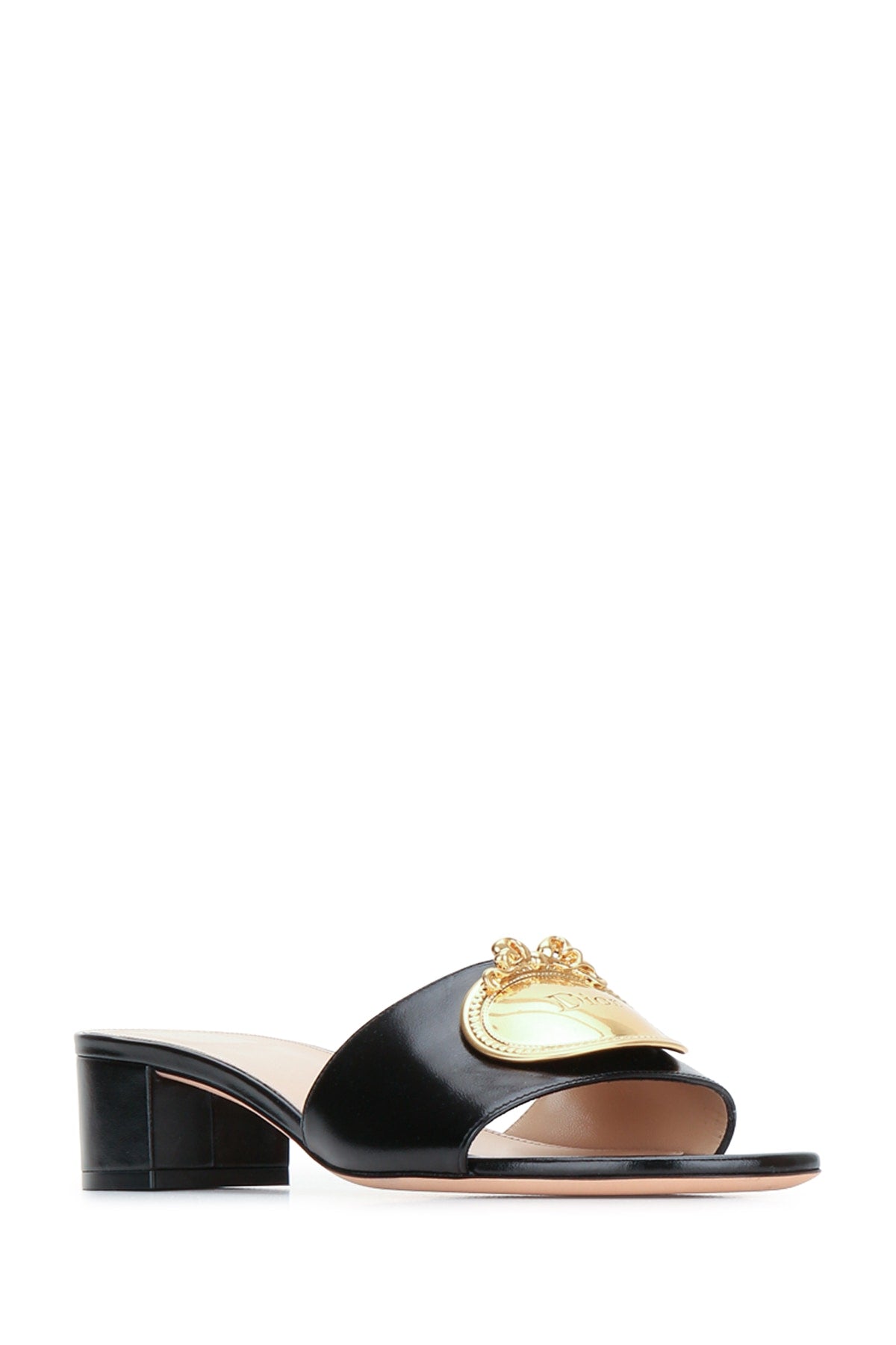 MEDAILLON TACCO LARGO NERO PUMPS