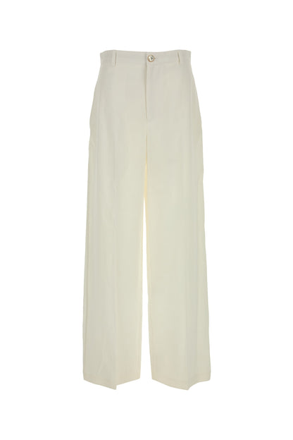 PANTA LINO BIANCO PANTS