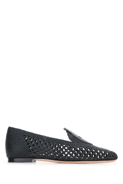 MEDAILLON MOCASSINO TRAFORATO NERO LOAFERS