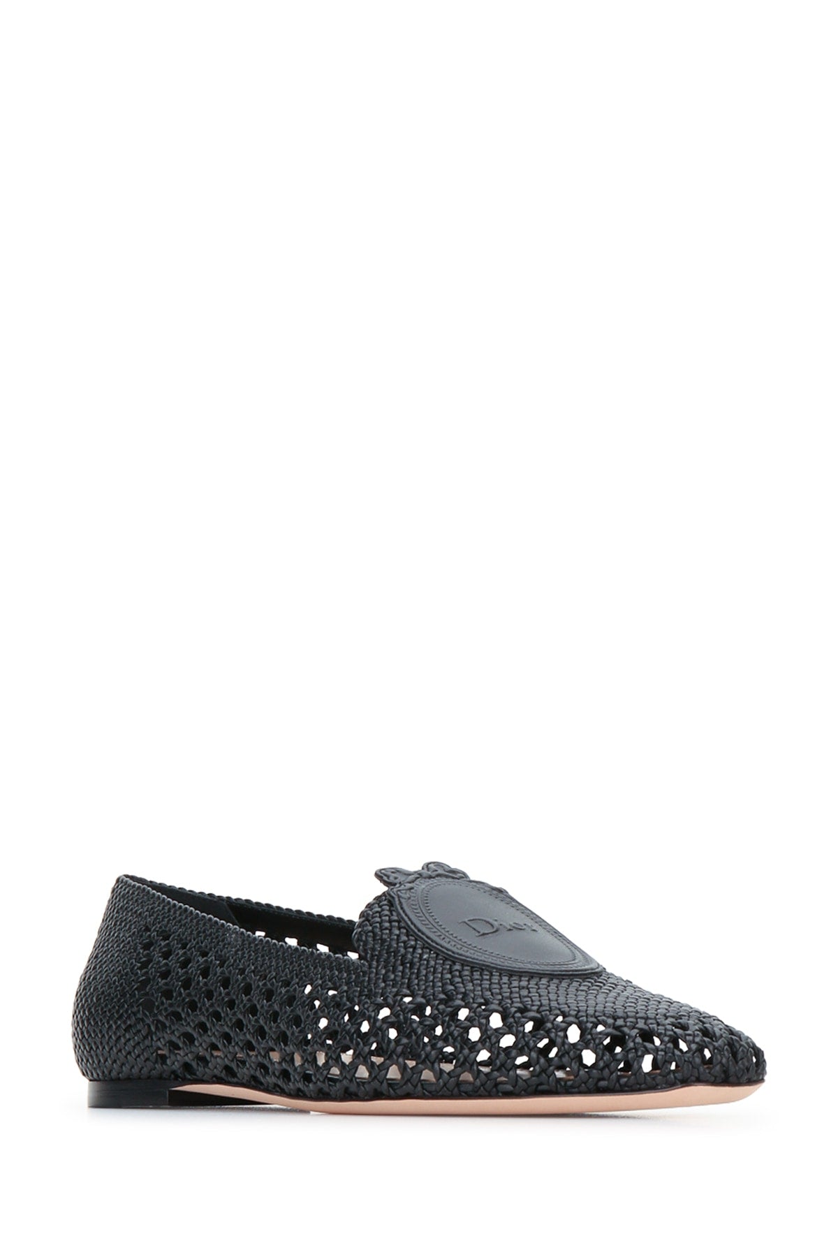MEDAILLON MOCASSINO TRAFORATO NERO LOAFERS