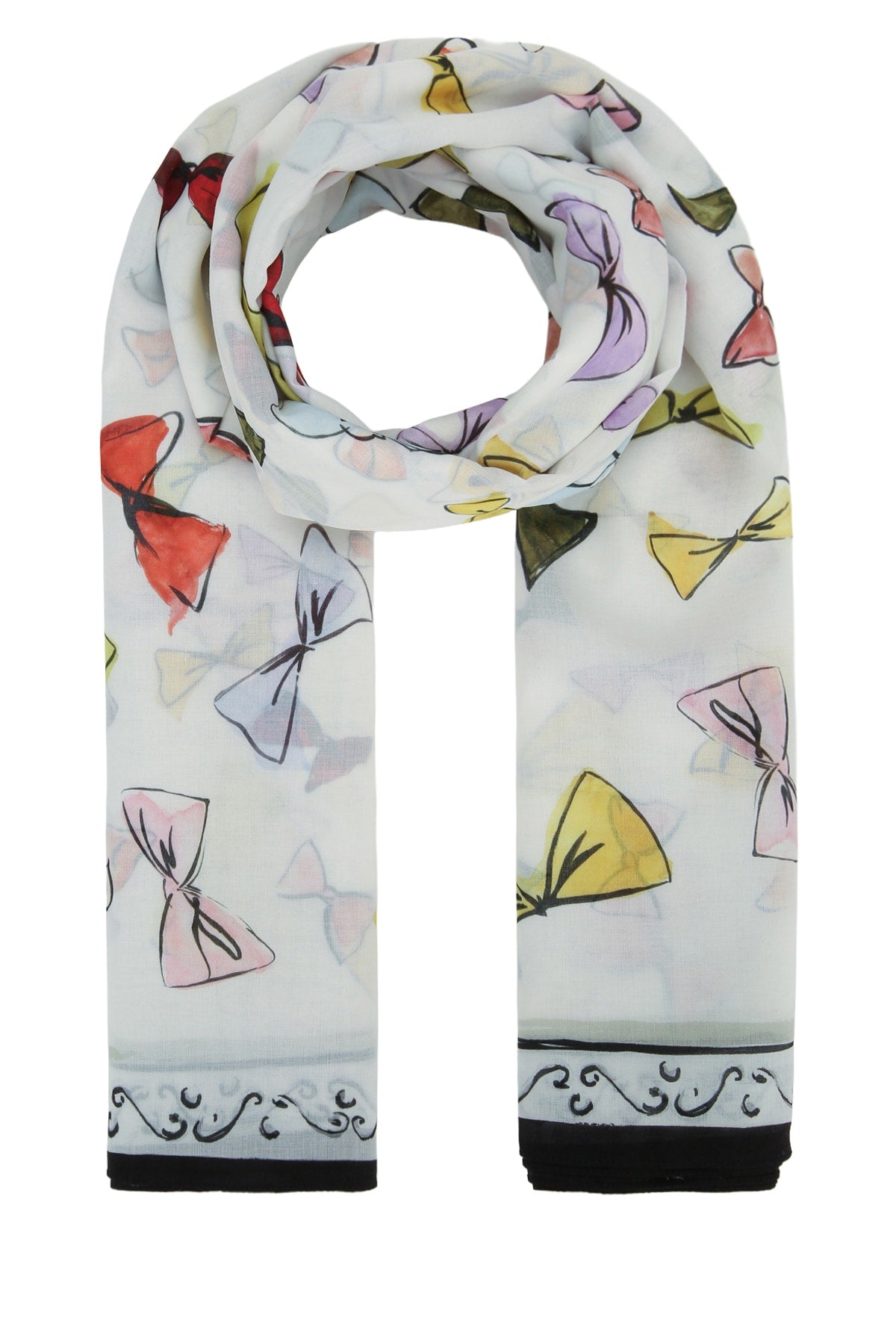 Christian Dior W scarf mitzah