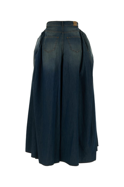 DENIM PANT RUFFLE LOOK 1 JEANS