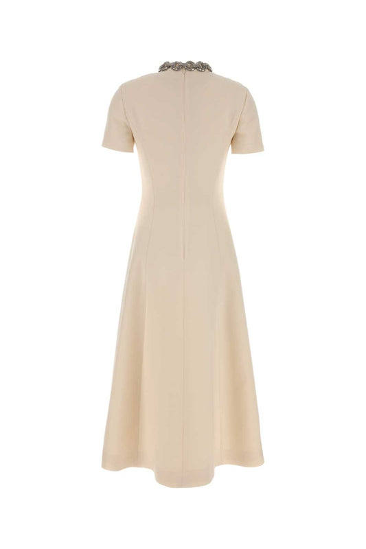 EMBROIDERED MID DRESSES
