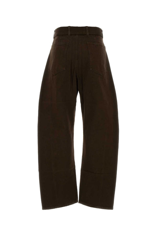TWISTED BELTED PANTS JEANS
