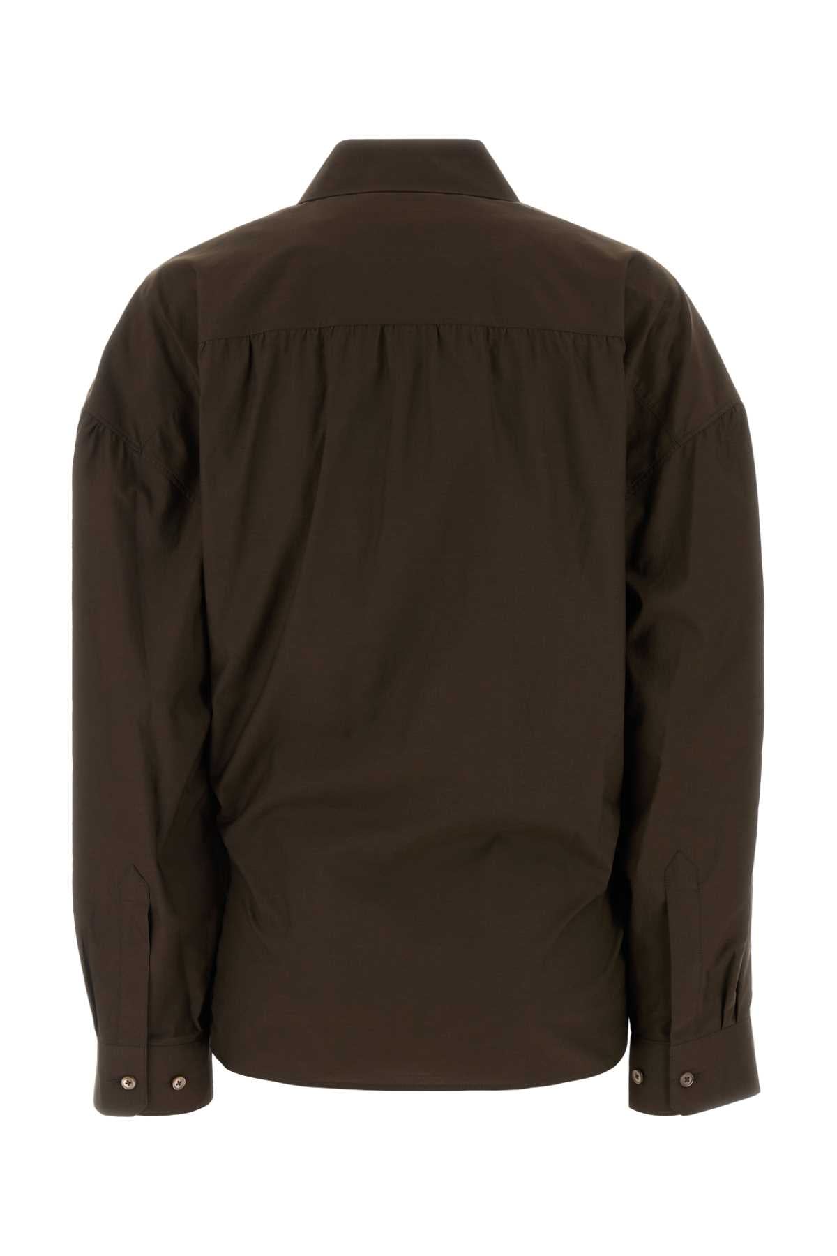STRAIGHT COLLAR TWISTED SHIRT SHIRTS
